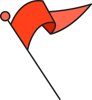 Red Flag Pole Icon png
