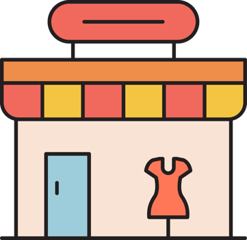 Woman Dress Shop Icon png
