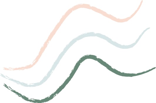 Playful Crayon Comet Trails vector