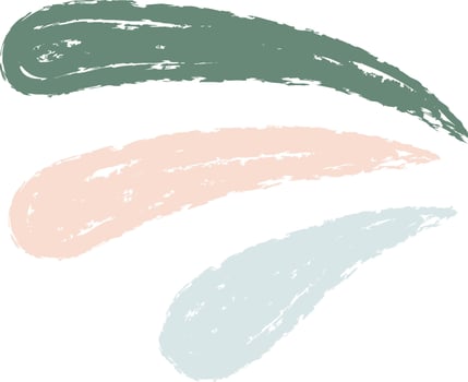Playful Strokes and Swirls vector