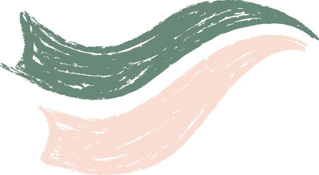 Crayon Sketch of Abstract Waves vector