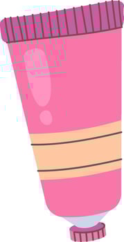 Cartoon Paint Tube Element vector
