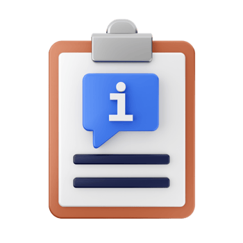Clipboard icon with i icon png