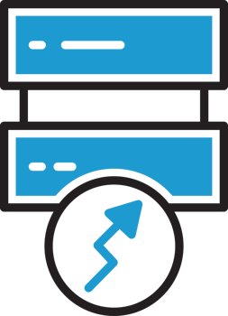 Server and Graph Performance Icon png