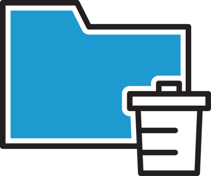 Folder and Delete Icon png