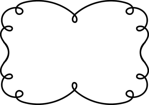 Decorative Swirl Frame vector