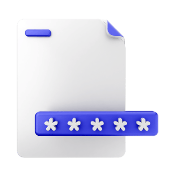 A white document with blue stars on it png