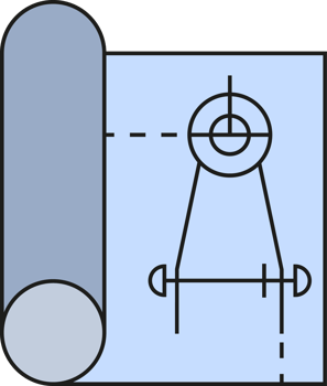 Blueprint Document Icon Clipart png