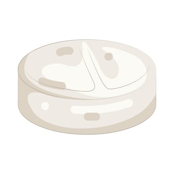 Illustration of Tablet medicine vector