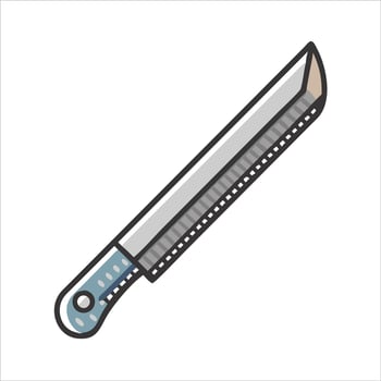 Flat blade object icon design vector