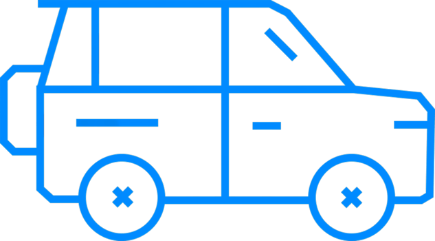Minimalist Outline of a Compact Car for Modern Design Projects png