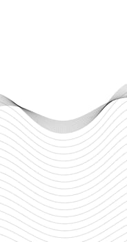 Black horizon Abstract wave of particles on vertical empty abstract background vector