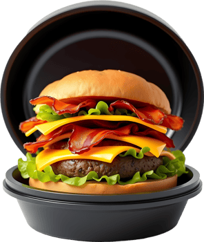 Tasty cheeseburger clipart with perfectly grilled beef patty. . png