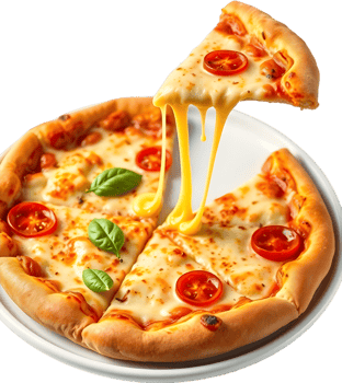 Saucy pizza slice loaded with mozzarella cheese clipart. . png