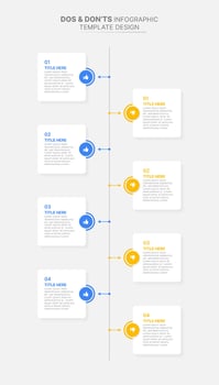 Comparison Infographic Template Design vector