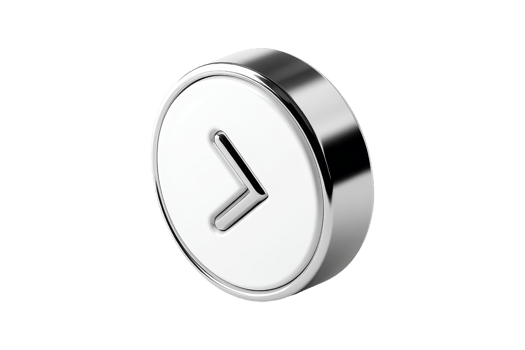 Minimalist interactive control button png