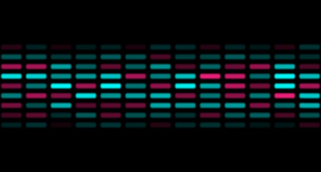 Blue and pink smooth shiny stripes abstract concept background vector