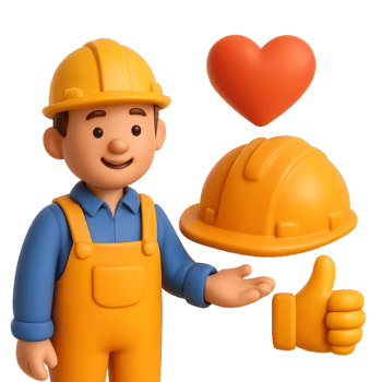 3D Illustration of Labor Welfare Symbol with Engaging Character png