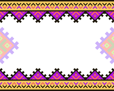 Ethnic art frame poster banner and cover template design. png