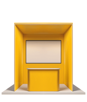 Store Front Retail Shop Mini Display Product Stand and Exhibition Showcase Mockup png