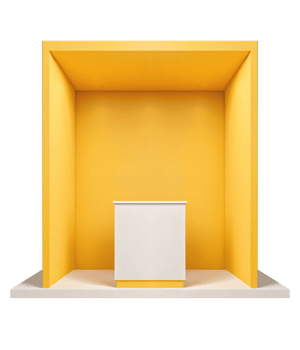 Event Display Exhibition Booth Front Retail Store Mockup Design png