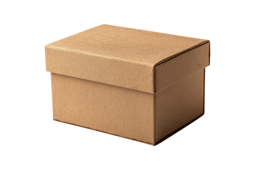 Cardboard box storage solution png
