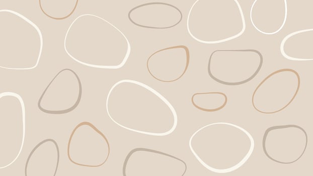 Minimal Line Art with Soft Oval Background vector