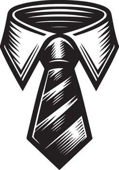 a black and white image of a tie vector