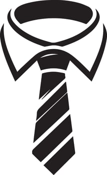 a black and white illustration of a tie vector