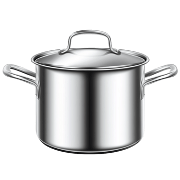 Kitchen Steel Pot With Lid png