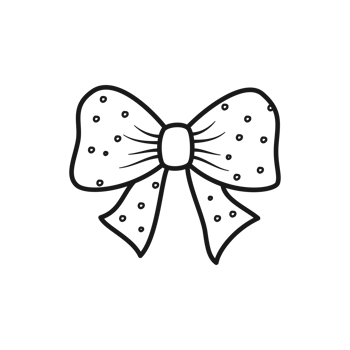 Decorative Bow Ribbon Design and Gift Hand Drawn Illustration png