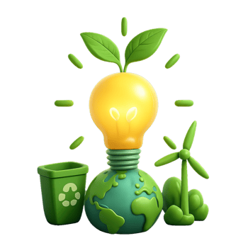 Creative Green Innovation Design with Energy-Efficient Concepts png