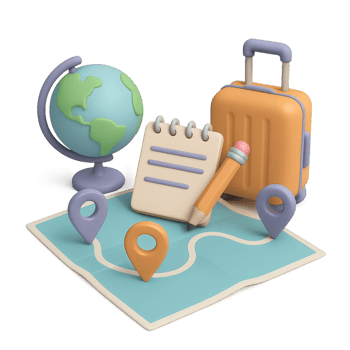 3D Tour Planning Tools for Simple Travel Ideas and Composition png