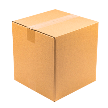 a cardboard box on a transparent background png