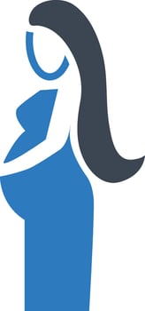 Pregnancy icon illustration vector