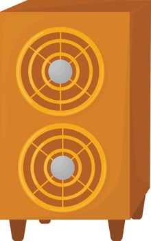 Large Wooden Speakers vector