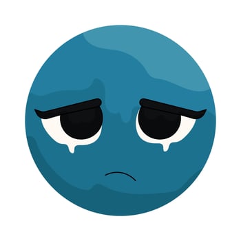 Illustration of Crying vector