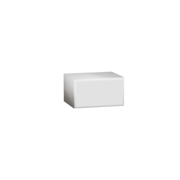 3D render neoblock alphabet flat line png