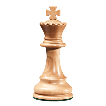 Single Wooden King Chess Piece Intricate Details Transparent Background Isolated png