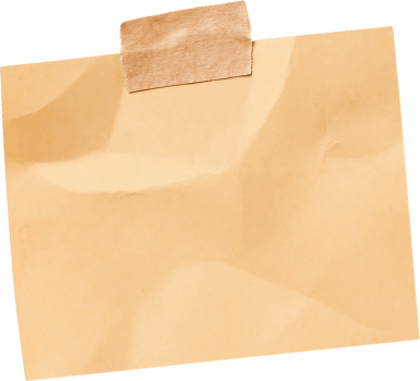 A piece of paper with a sticky tape on it png