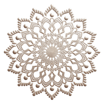 islami mandala icon 3d 3 png