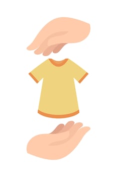 Cloth Charity. Charity and Donation Icons. Modern creative community logo. community logo template. nonprofit organization logo template vector