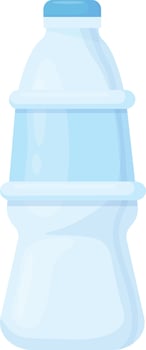 Thin Blue Bottle vector