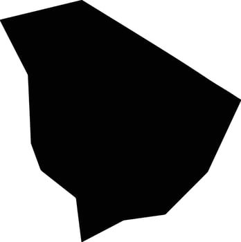 Inkhundla Timpisini Eswatini silhouette map vector