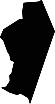 Iuiu Brazil silhouette map vector