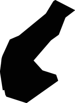 Kariya Japan silhouette map vector