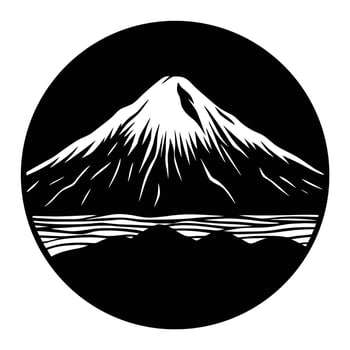 the towering mount kilimanjaro outlined against t vector