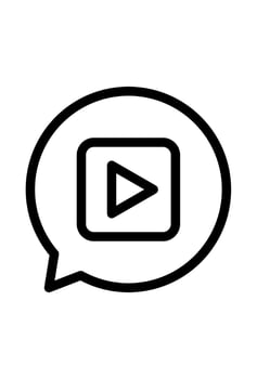 Digital communication icon, message illustration vector