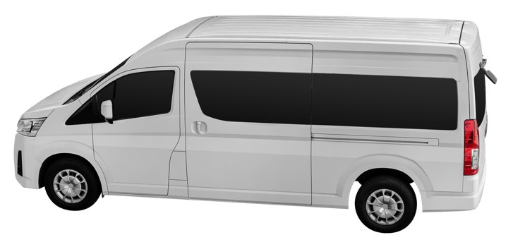 Sideview white van png