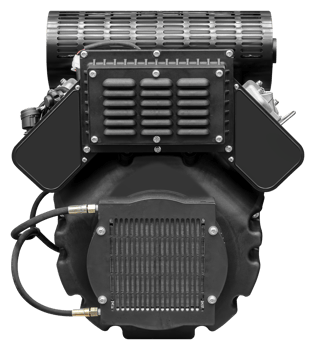 Small black diesel generator png